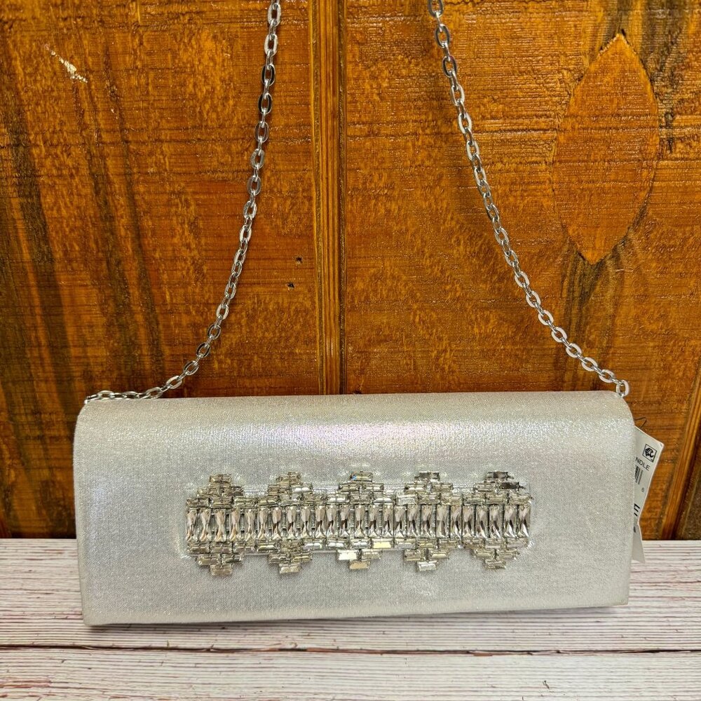 I.N.C. INTERNATIONAL CONCEPTS Ribbon-Handle Clutch